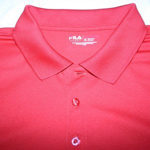Red Fila Golf Shirt. Almost New Matches Golf Shorts Listed in XL